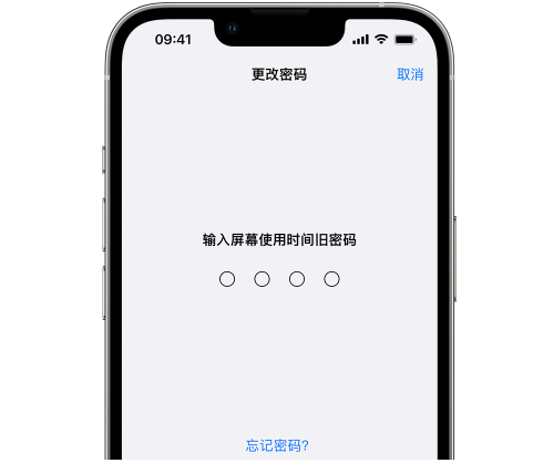 大宁iPhone屏幕维修分享iPhone屏幕使用时间密码忘记了怎么办 