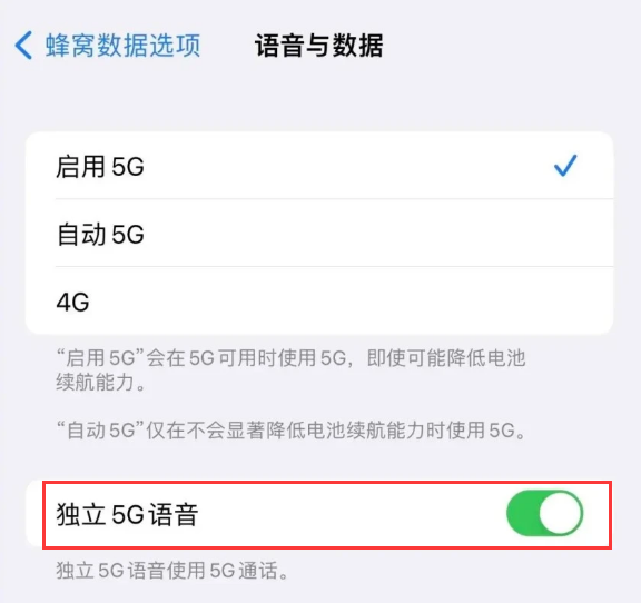 大宁苹果14维修分享iPhone 14 Pro如何开启VoNR 