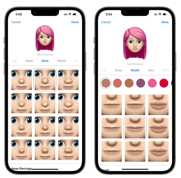 大宁苹果手机维修分享​iOS 16中的拟我表情有了哪些变化和升级 