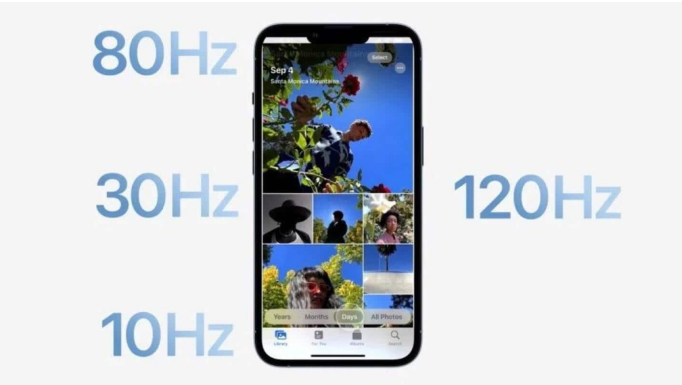 大宁苹果14维修分享iPhone 14有高刷吗 